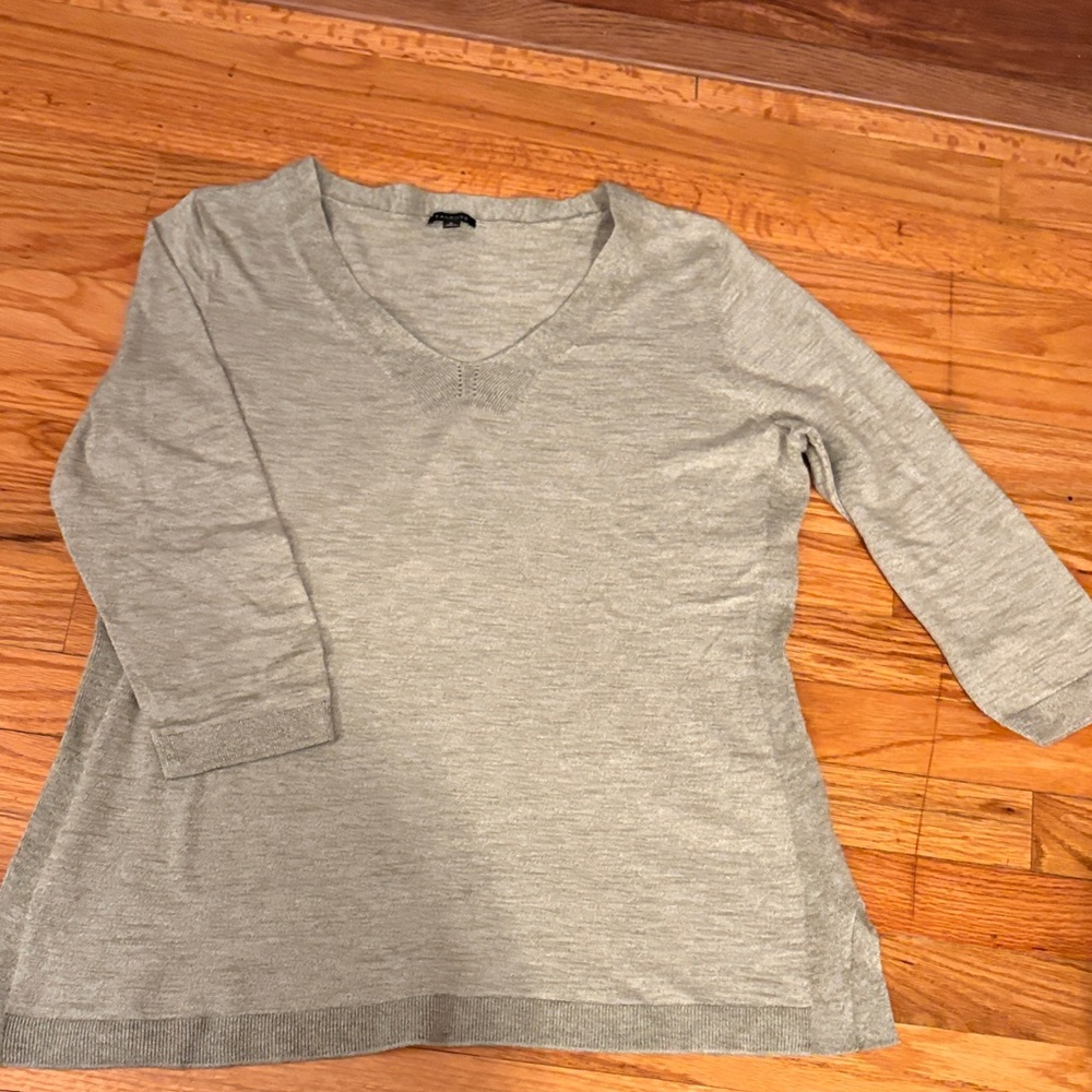 SNOW DAY SAVINGS! Sage Green V-Neck Women's Top